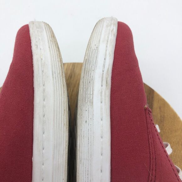 Dr Martens Callum Sneakers Womens 9 Burgundy Casual Canvas Air Wair Shoes - Picture 8 of 12